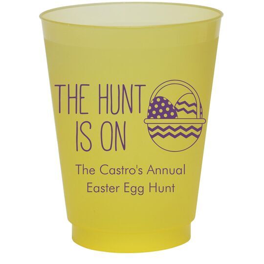 The Hunt Is On Colored Shatterproof Cups